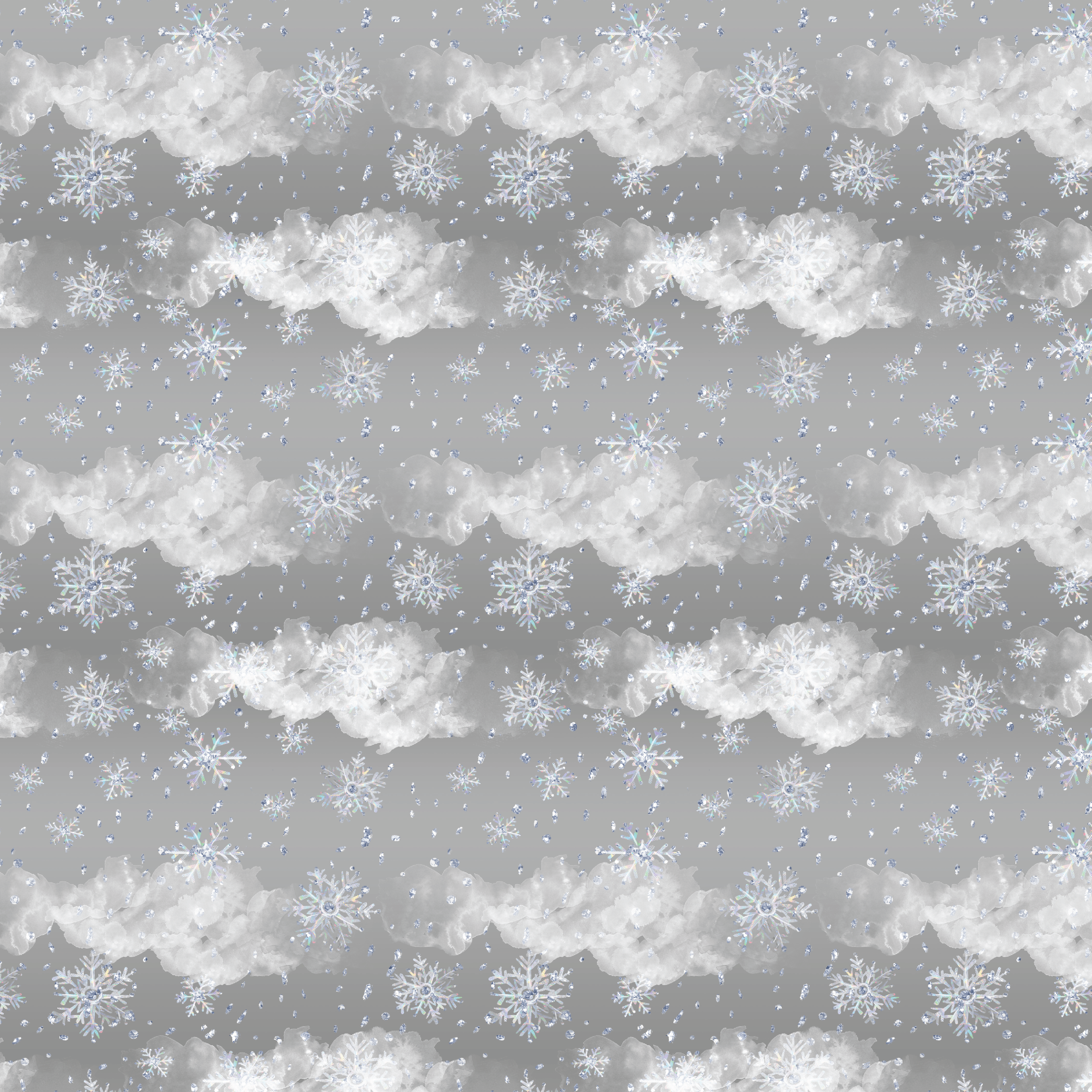 P1180 | Overcast Snowy Night Pattern Acrylic Sheets - CMB Pattern Acrylic